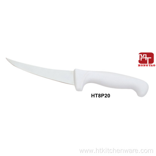 kitchen chef knife with plastic handle